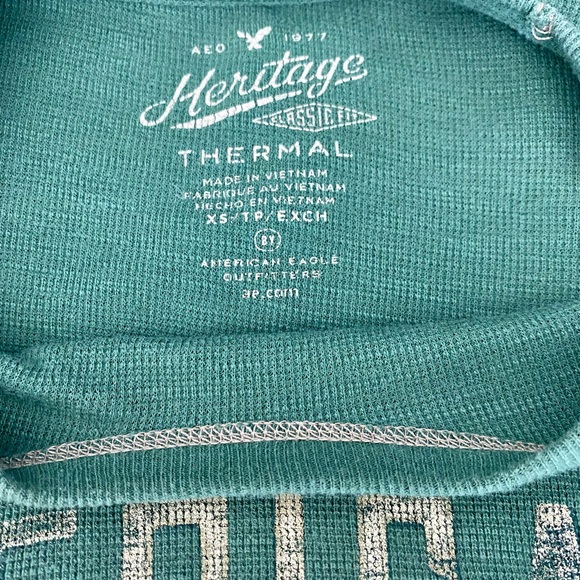 American Eagle Waffle Thermal Long Sleeve Sz. - Picture 4 of 4